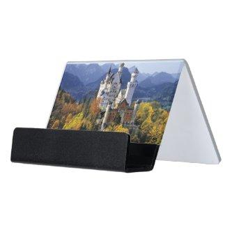 The fanciful Neuschwanstein is one of three Desk  Holder