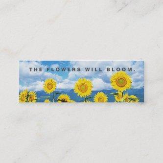 The Flowers Will Bloom Random Acts Kindness Card
