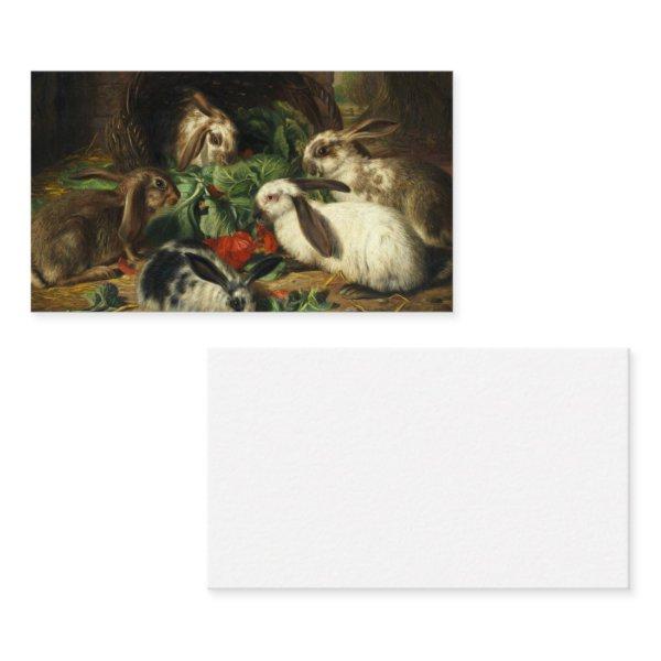 The Happy Family of Rabbits by Alfred Barber