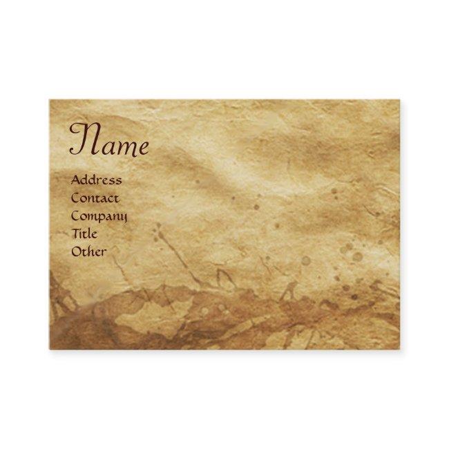 THE HEDGEHOG Animal Drawing Parchment Monogram