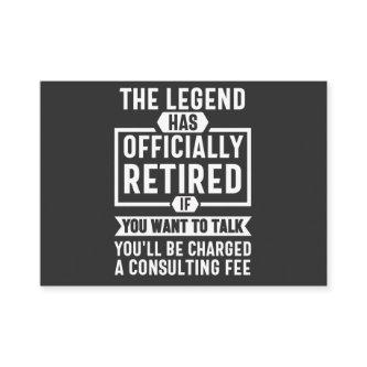 the legend Has Officially Retired
