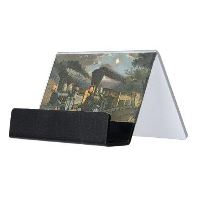 The Lightning Express Trains, 1863 Desk  Holder