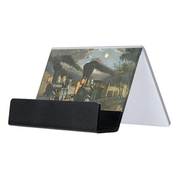 The Lightning Express Trains, 1863 Desk  Holder