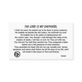 The Lord Is My Shepherd PSALM 23