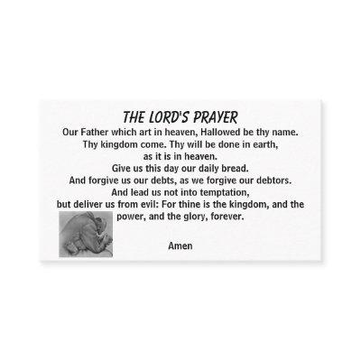 THE LORD'S PRAYER MATTHEW 6:9