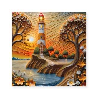The painting is made of carved wood and is bathing square