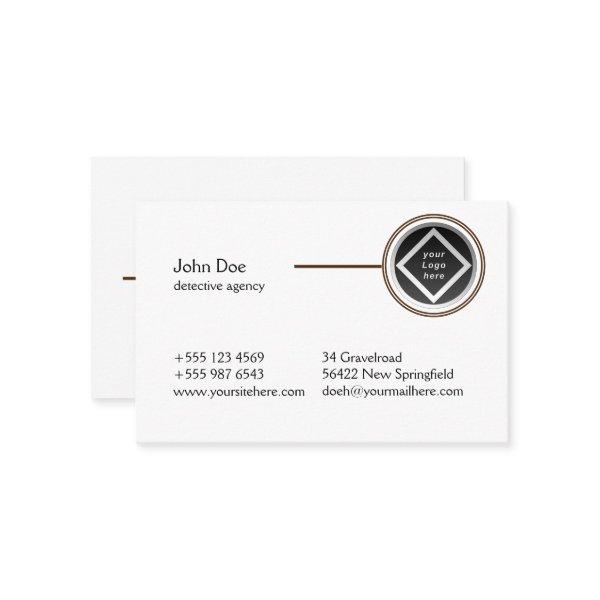 The professional visiting card for detectors