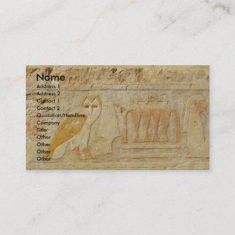 The Pyramid of Djoser , EGYPT, OWL Hieroglyphics