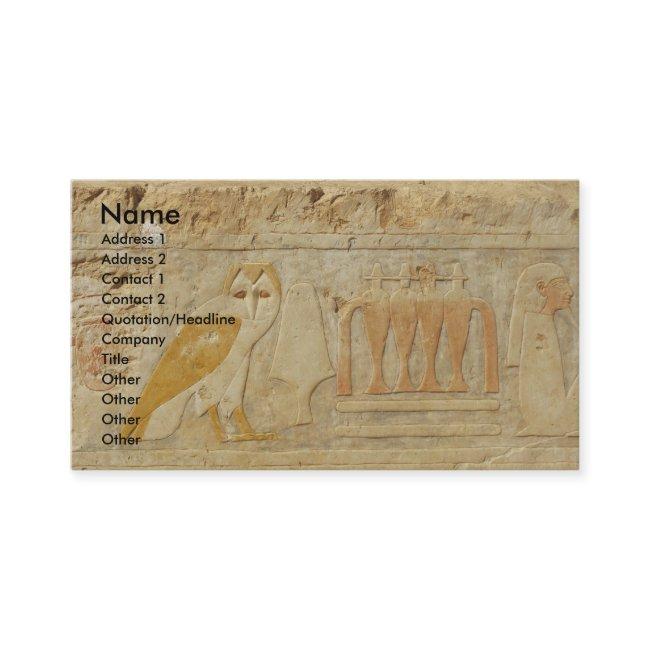 The Pyramid of Djoser , EGYPT, OWL Hieroglyphics