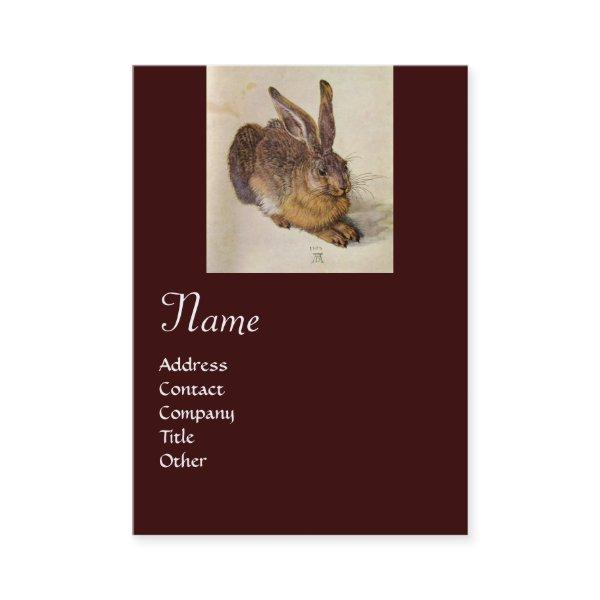 THE RABBIT ( Young Hare ) Monogram
