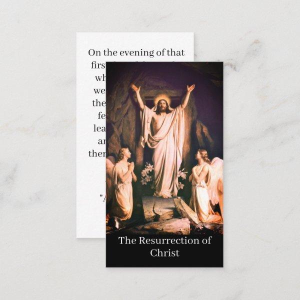 The Resurrection of Christ Easter Prayer Card