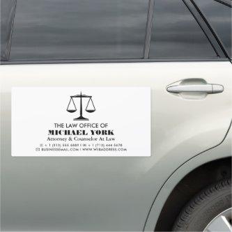 The Scales of Justice, Legal Professional Car Magnet