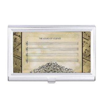 The Sound of Silence Fallen Music Notes  Case
