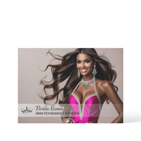 The Ultimate Pageant Card Design - Landscape