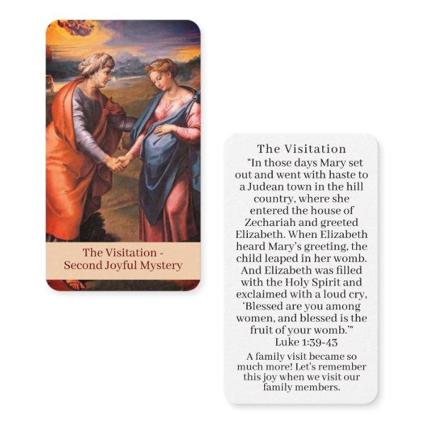 The Visitation Prayer Card