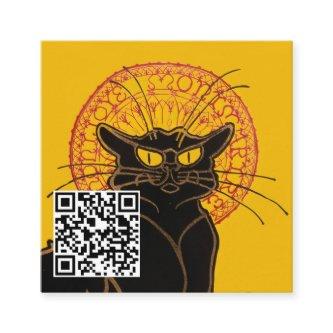 Theophile Steinlen - Le Chat Noir - QR Code Square