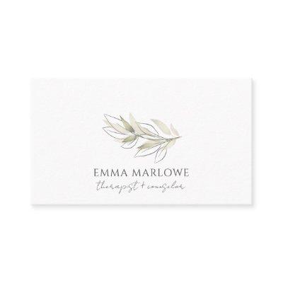 Therapist Counselor Business & Appointment Card