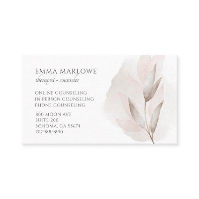Therapist Counselor Business & Appointment Card