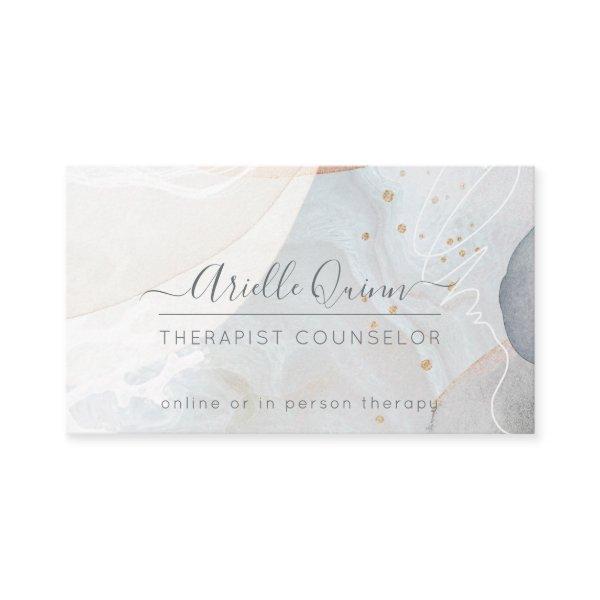 Therapist Counselor Serene Abstract Watercolor