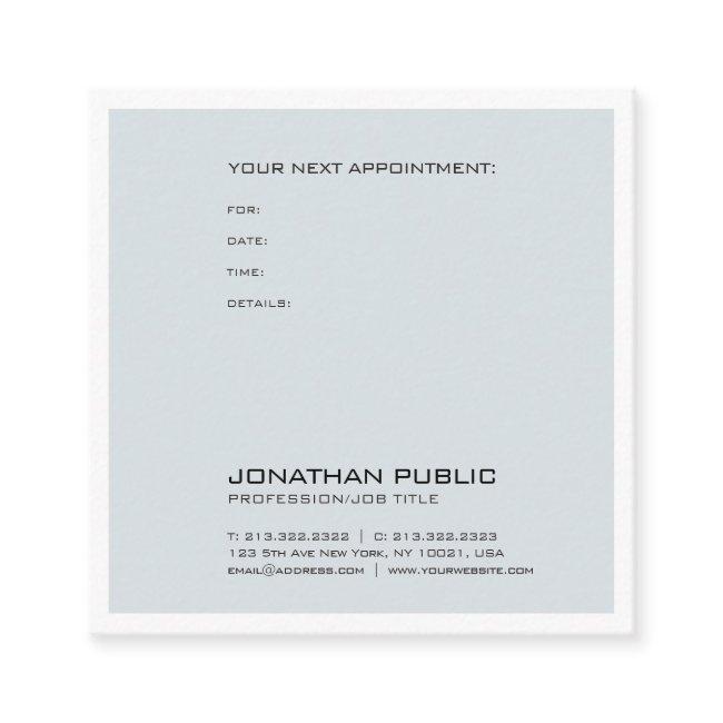 Therapist Doctor Dentist Appointment Reminder Chic