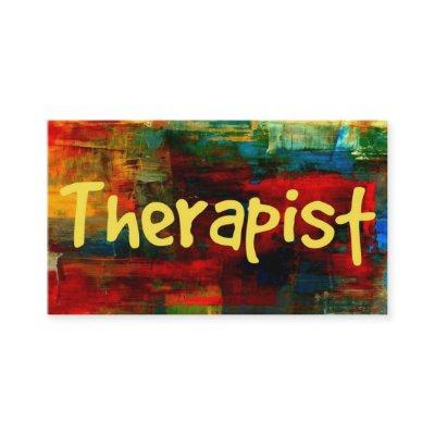 Therapist in Paint