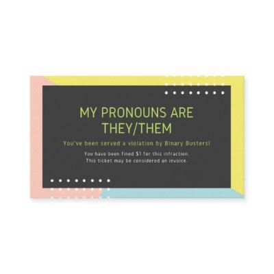 "They/Them" Pronoun Intervention (Fine)