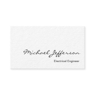 Thick White Electrical Engineer