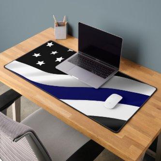 Thin Blue Line Flag Desk Mat