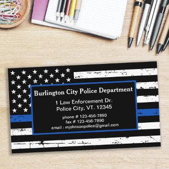 Thin Blue Line Law Enforcement Police Department