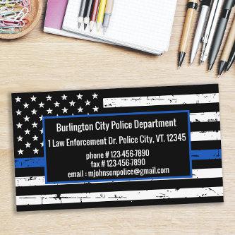 Thin Blue Line Police Department Law Enforcement