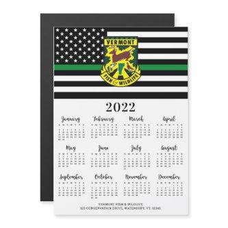 Thin Green Line Custom Logo 12 Month 2022 Calendar