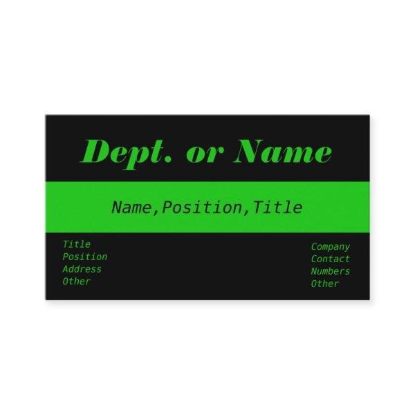 Thin Green Line-Doc,Nurse,Medic