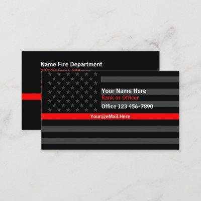 Thin Red Line American Flag Contact