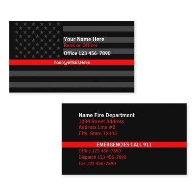 Thin Red Line American Flag Contact