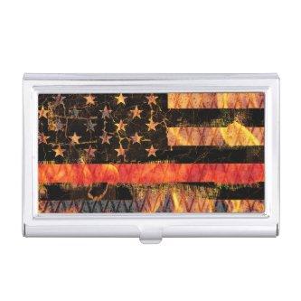 Thin Red Line and Flames  Case