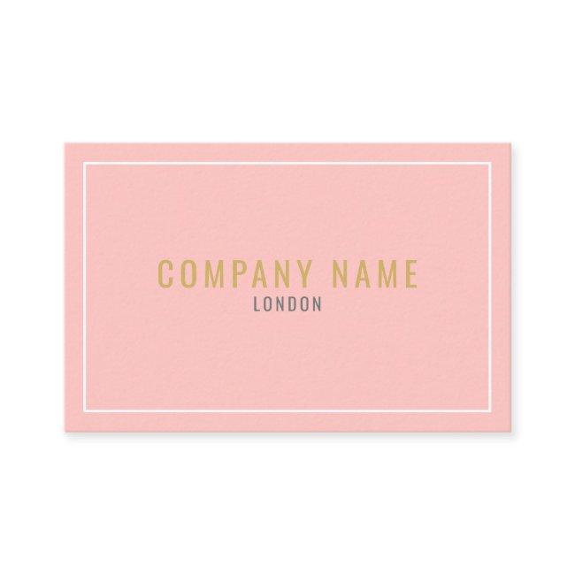 Thin white border pink
