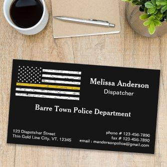 Thin Yellow Line Police Fire Dispatcher