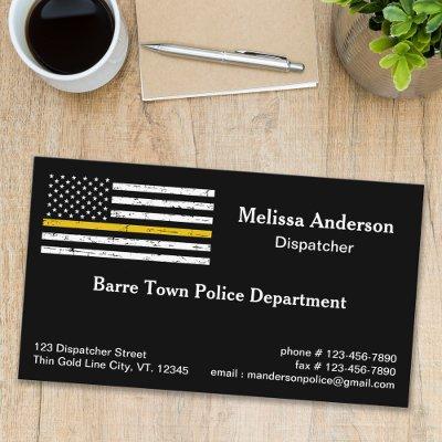 Thin Yellow Line Police Fire Dispatcher