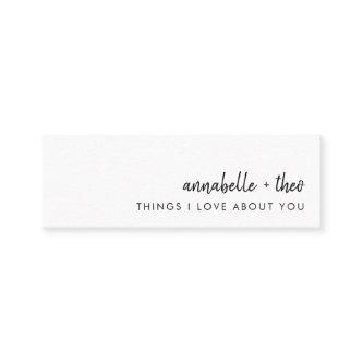 Things I Love about You | Romantic Love Note Cards