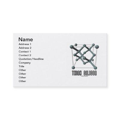 Think Silicon (Silicon Crystal Structure)