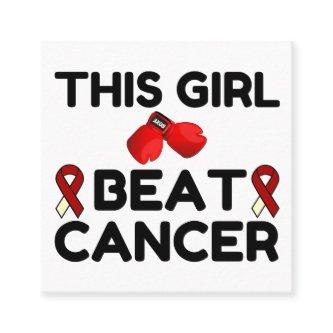 THIS GIRL BEAT CANCER SQUARE