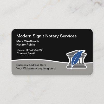 This Modern Notary Services  Design