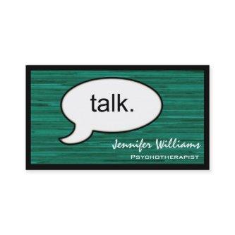 Thought Cloud Talk Psychotherapist