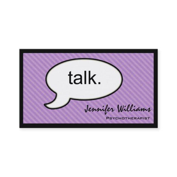 Thought Cloud Talk Psychotherapist