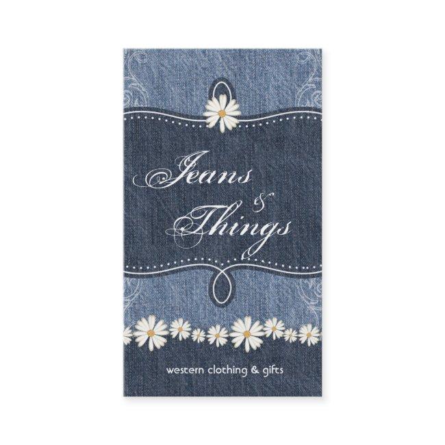 Threads Denim n Daisies Shabby Chic