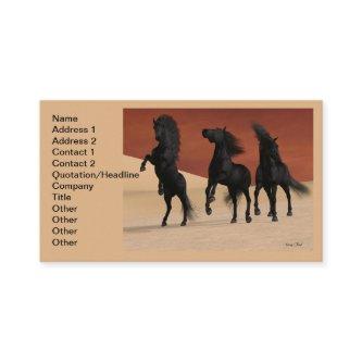 Three Black Horses
