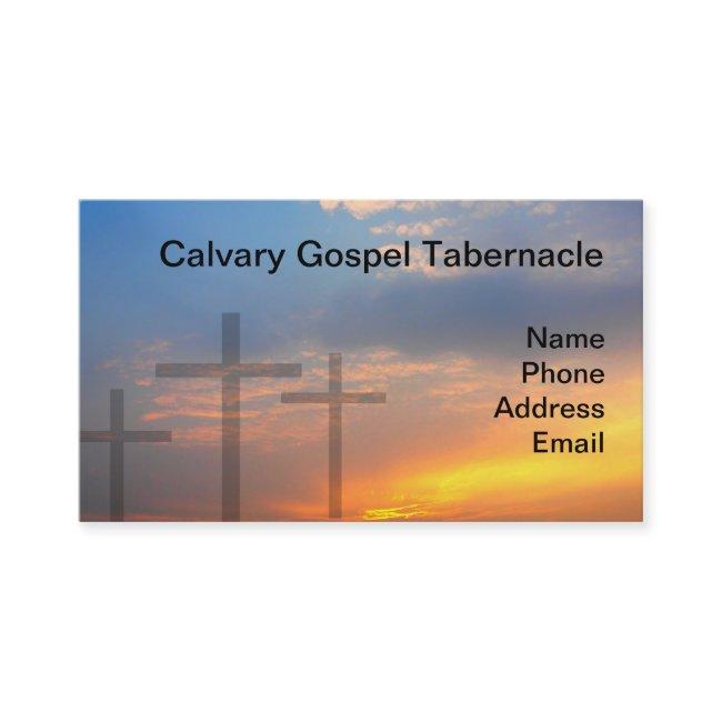 Three Crosses and Sunrise