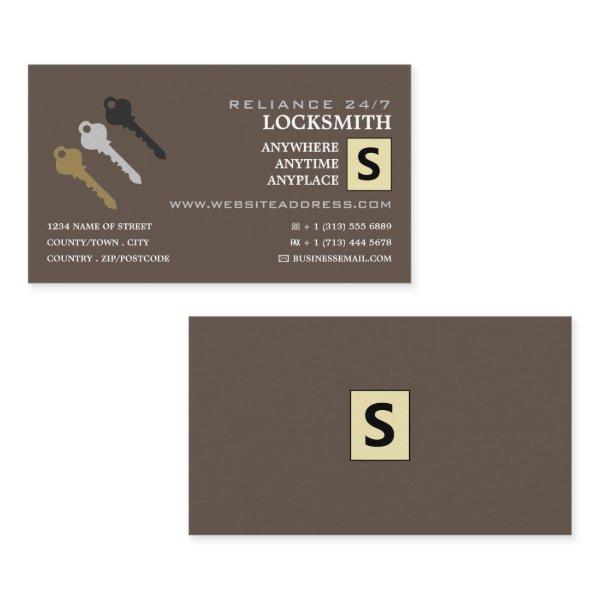 Three Keys & Logo, Locksmith