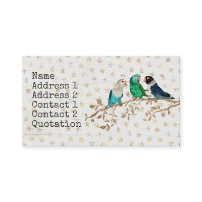 THREE LITTLE BIRDS