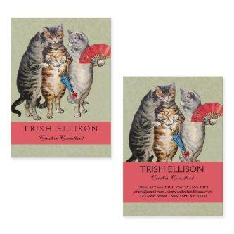 Three Little Kittens Mother Goose Illustration
